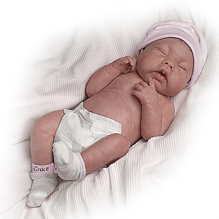 May God Bless You, Little Grace So Truly Real Lifelike Baby Doll