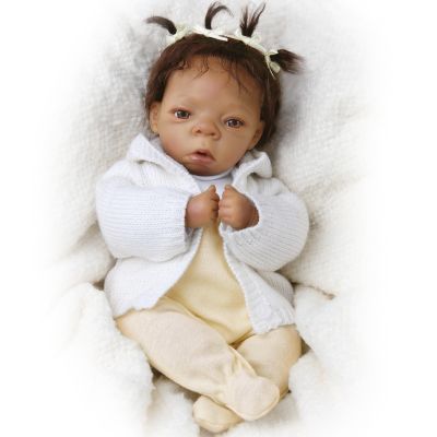 Tiny Miracles Destiny Vinyl Lifelike African American Collectible Baby Doll