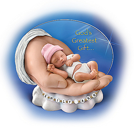 God's Greatest Gift Tiny Sleeping Baby Figurine