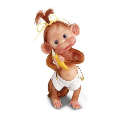 Monkey Cuddles Figurine