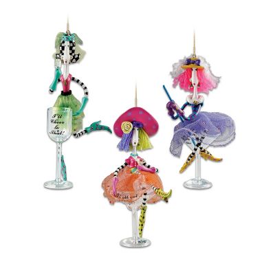 Dolly Mama's Happy Hour Ornament Set: Set Five