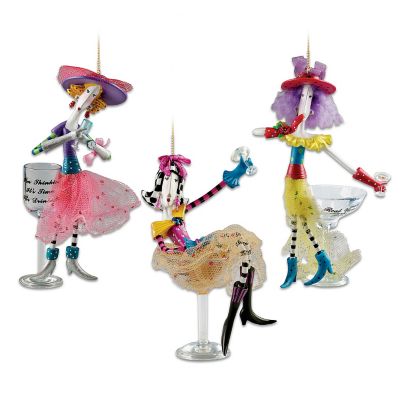 Dolly Mama's Happy Hour Ornament Set: Set Seven