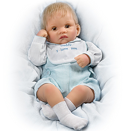 So Truly Real Touch-Activated Realistic Baby Doll: Kyle Kisses Doll