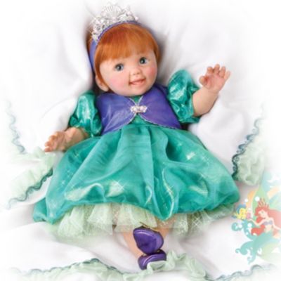 Disney's Oceans Of Dreams: Lifelike Musical Baby Doll in Princess Ariel Outfit