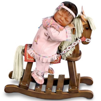 So Truly Real Doll With Wooden Rocking Horse: Great In Spirit