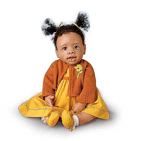 Musical Religious African-American Baby Doll: Imani