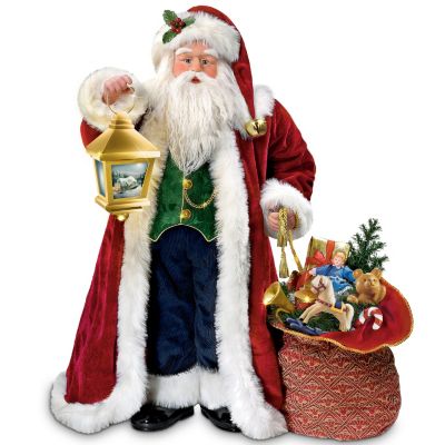 Thomas Kinkade Traditional Musical Santa Doll