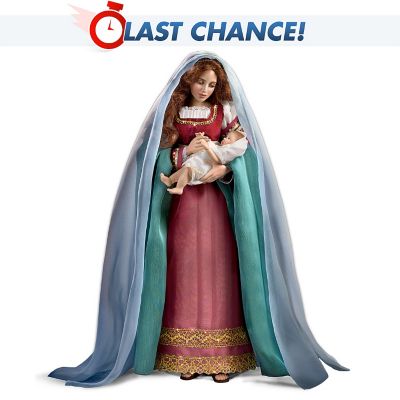 The Madonna And Child Porcelain Fashion Doll