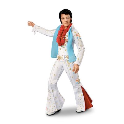 Elvis Aloha From Hawaii Fashion Doll With A Replica Of The 1973 Eagle Jumpsuit