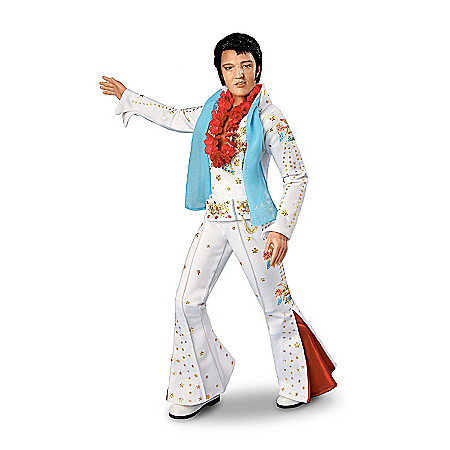 Elvis Aloha From Hawaii Fashion Doll With A Replica Of The 1973 Eagle Jumpsuit