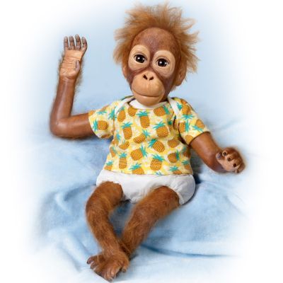 Baby Juma Realistic Orangutan Baby Doll