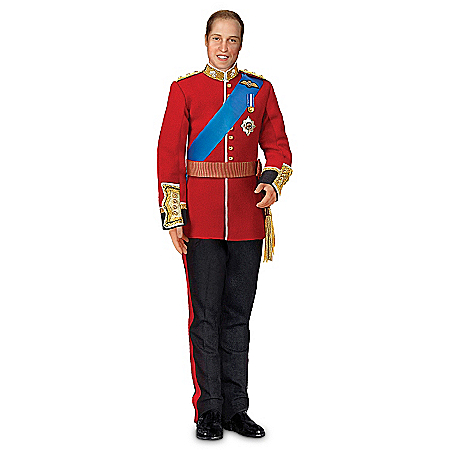Prince William Royal Bridegroom Fashion Porcelain Doll