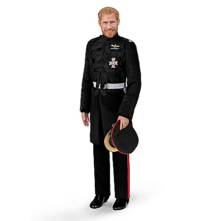 Prince Harry, Royal Romance Fine-Porcelain Groom Doll