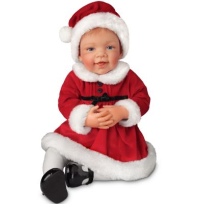 Avery's First Christmas Realistic Baby Girl Doll