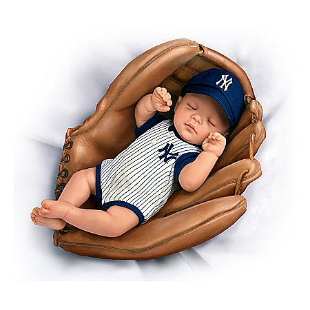 MLB New York Yankees Baby Doll: Born A Yankees Fan