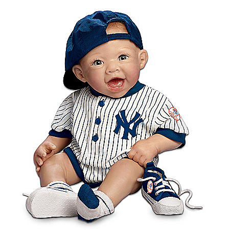 New York Yankees #1 Fan: 22-Inch Realistic Lifelike Baby Doll