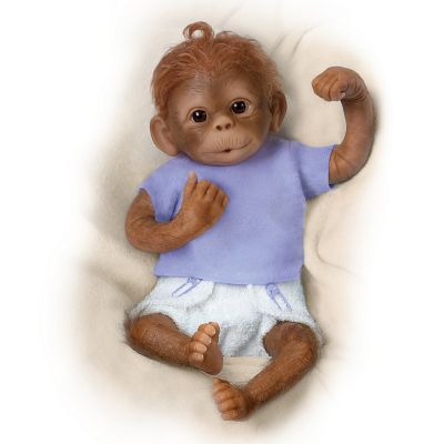 Poseable Monkey Baby Doll: Jo Jo