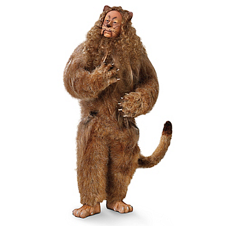 The Wizard Of Oz Cowardly Lion Singing Portrait Doll