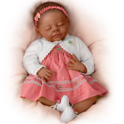 Realistic African-American Baby Doll: Beautiful Beyonce