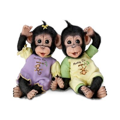 Dolls: Monkey See, Monkey Do Monkey Doll Set