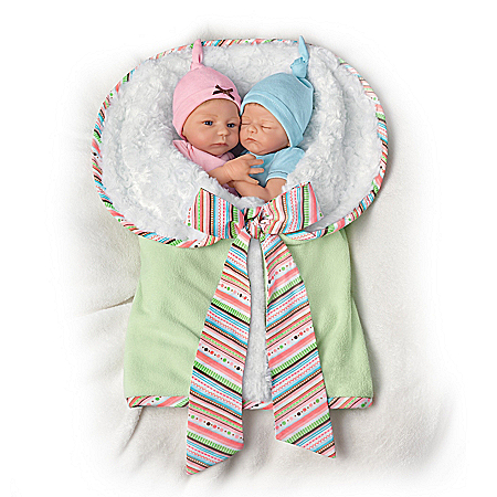 Baby Doll Set: Madison And Mason Twins Baby Doll Set