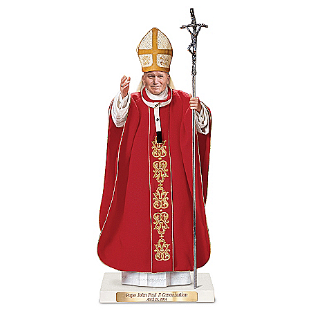 Sculpture: Saint John Paul II Canonization Of A Saint Sculpture