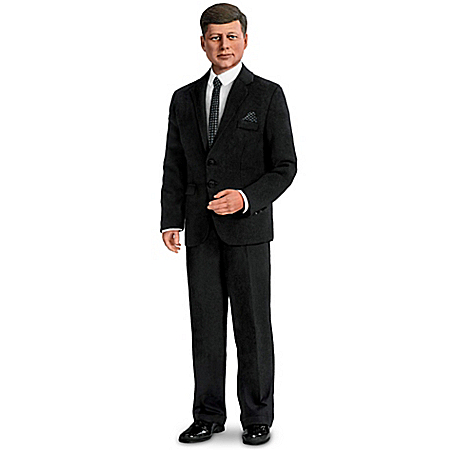 President John F. Kennedy Talking Commemorative Poseable Portrait Doll