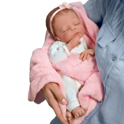 Cuddle Caitlyn So Truly Real Lifelike Baby Girl Doll With Warming Feature