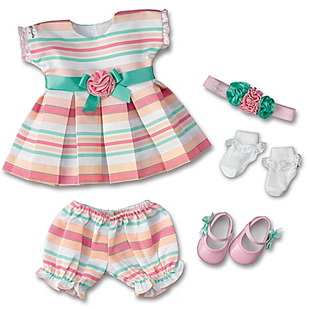 Party Princess Baby Doll Accessory Set: Dress Clothes Set For So Truly Mine Dolls