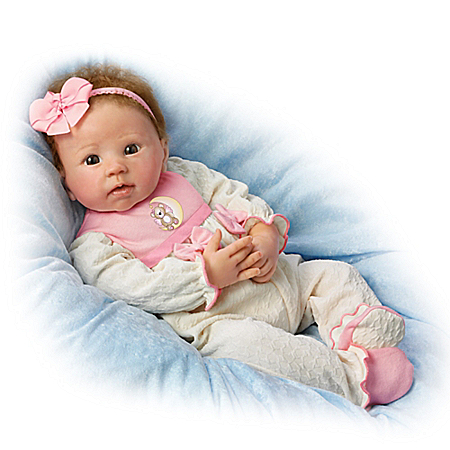 Maddie, I Love You To The Moon And Back Lifelike Baby Doll By Linda Murray