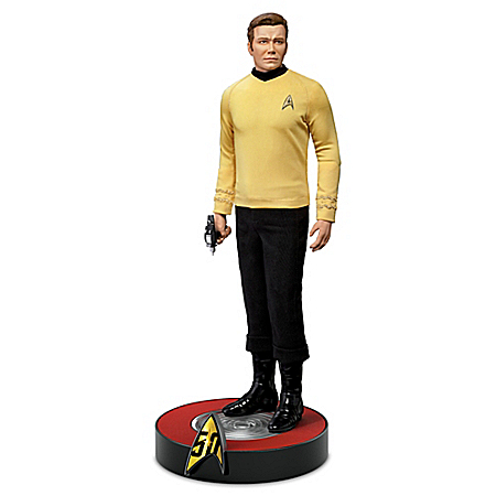 Captain Kirk STAR TREK 50th Anniversary Light Up Figure