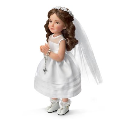 My First Religious Holy Communion Fine Porcelain Child Doll