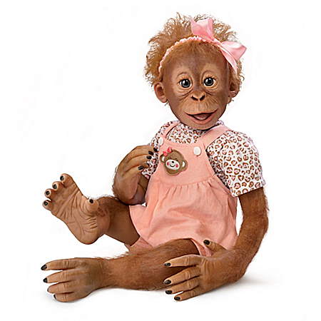 Monkeying Around With Momoko Realistic Monkey Doll