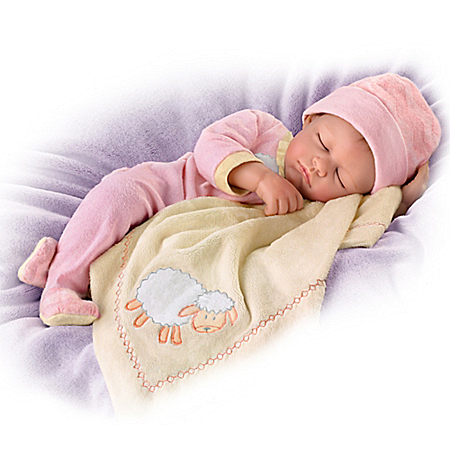 Marissa May Counting Sheep Lifelike Baby Doll