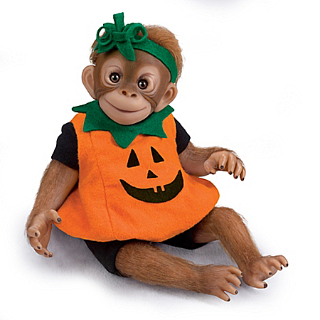 So Truly Real Daisy, Our Li'l Pumpkin Lifelike Monkey Doll