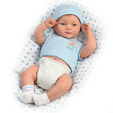 A Little One To Love: Sweet Baby Boy Lifelike Baby Doll