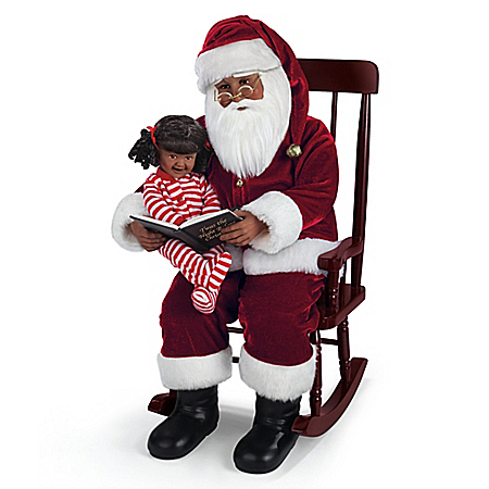 Karen Vander Logt 'Twas The Night Before Christmas Santa Portrait Doll Set