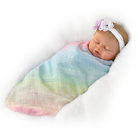 So Truly Real Swaddled So Sweetly Lifelike Baby Doll