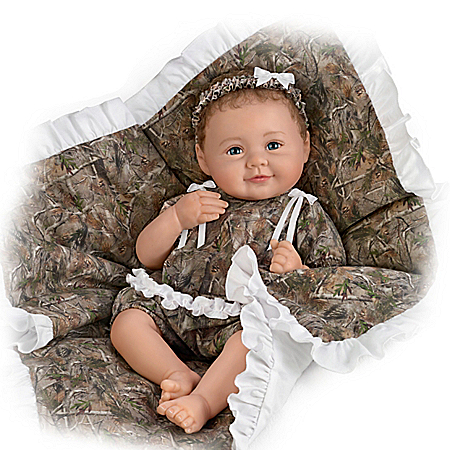 Camo Cutie RealTouch Vinyl Lifelike Baby Doll