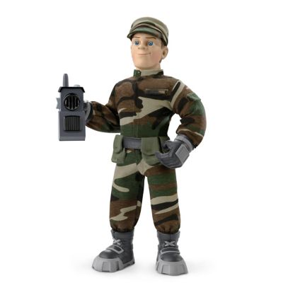 Everyday Heroes Military Max Poseable Plush Action Figure