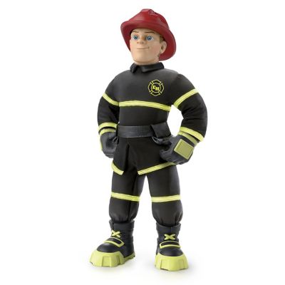 Everyday Heroes Fireman Finn Poseable Plush Action Figure