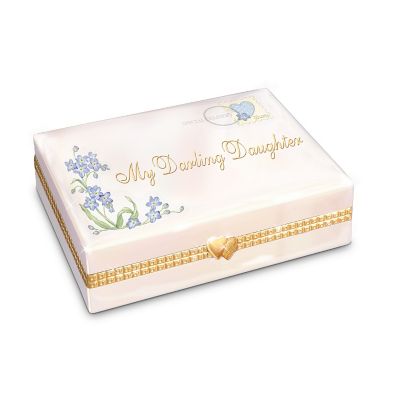 My Darling Daughter Collectible Porcelain Music Box Gift For Daughter