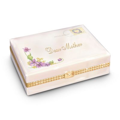 Dear Mother Collectible Porcelain Music Box