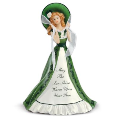 May The Sun Shine Warm Upon Your Face Irish Woman Figurine