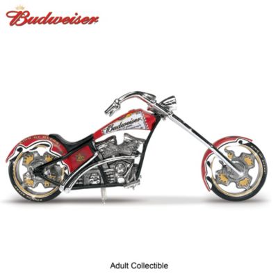 Budweiser Chopper Figurine Collectible Budweiser Memorabilia  