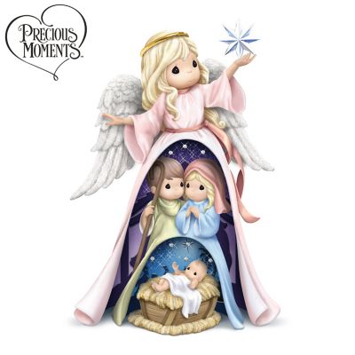 precious moments set of 5 holy nativity gift se