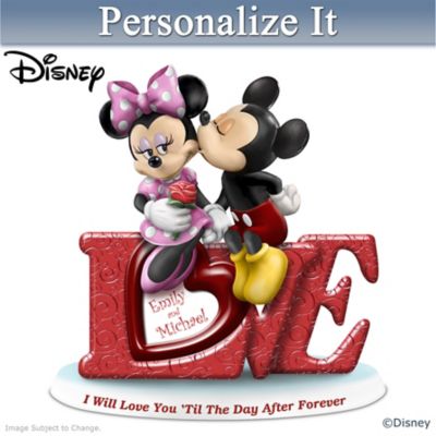 Disney Mickey Mouse And Minnie Mouse Figurine With 2 Names