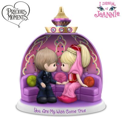 Precious Moments You Are My Wish Come True Hand Painted Bisque Porcelain Figurine Inspired By The Hit Tv Series I Dream Of Jeannie