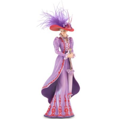 Thomas Kinkade Tea At Three Stylish Woman Figurine