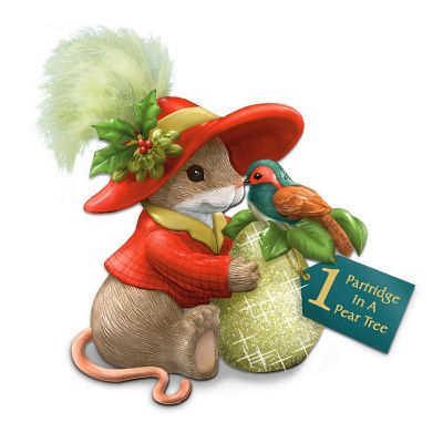 Charming Tails 1 Partridge In A Pear Tree Mouse Figurine